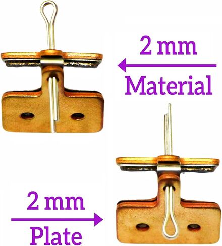MC Brake Pads for Tektro Brakes Gemini Auriga Tune Orion Draco 2 Aries Mira Dorado Volans Vela Junior 282 HD-M 275 276 280 282 285 286 500 501 510 520 521 535 Copper Sintered Brakes CFA327 MC0702-A in Saudi Arabia