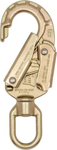 خطاف أمان فولاذي مُشكل بقوة 23 كيلو نيوتن مع بوابة مزدوجة الحركة - خطاف أمان للحماية من السقوط - معدات سلامة العمل - خطاف سناب للتسلق in Kuwait