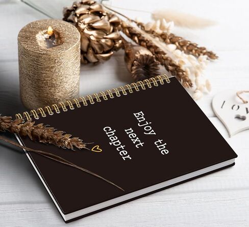 Retirement Gift for Woman,Enjoy The Next Chapter Spiral Notebook Journal,Farewell Gifts for Coworker Colleague Office Worker,Black Hardcover Spiral Notebook in Saudi Arabia