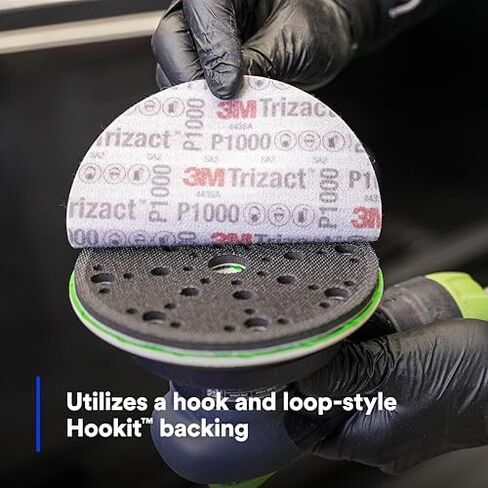 3M Trizact Hookit Blending Disc 443A, 02091, 3 in, P1000, 15 discs per carton, 4 cartons per case in Saudi Arabia