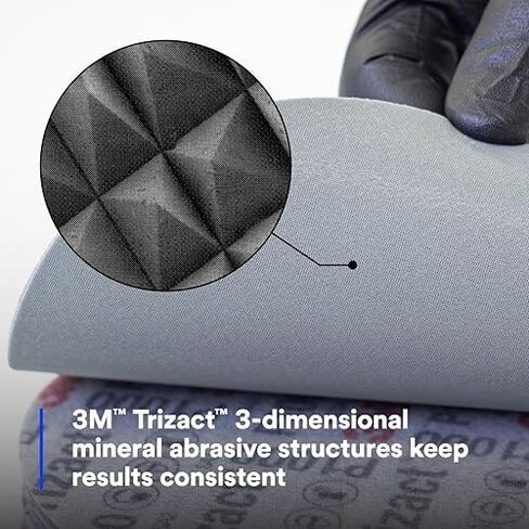 3M Trizact Hookit Blending Disc 443A, 02091, 3 in, P1000, 15 discs per carton, 4 cartons per case in Saudi Arabia