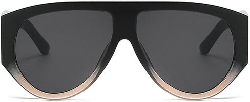 Vintage Oversized Pilot Sunglasses Women For Men Shades Big Frame Windproof Popular Punk Sun Glasses UV400 in Saudi Arabia