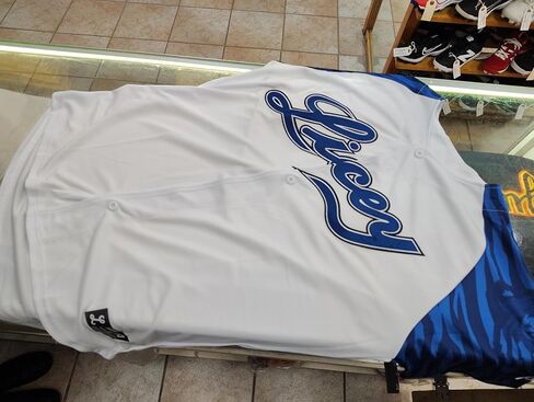 قميص بيسبول رسمي للرجال من Arrieta Licey، رياضي، دوري الدومينيكان الاحترافي، مقاس عادي in Saudi Arabia