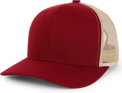 Trendy Apparel Shop Premium Structured 6 Panel Mesh Back Trucker Cap in Saudi Arabia