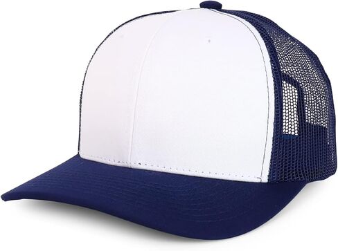 Trendy Apparel Shop Premium Structured 6 Panel Mesh Back Trucker Cap in Saudi Arabia