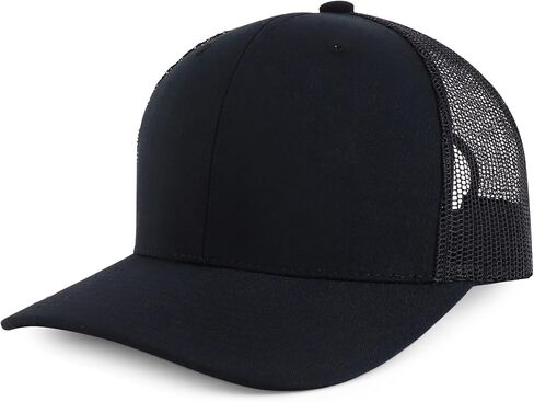 Trendy Apparel Shop Premium Structured 6 Panel Mesh Back Trucker Cap in Saudi Arabia