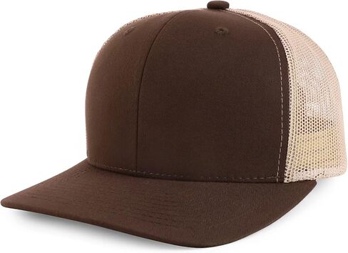 Trendy Apparel Shop Premium Structured 6 Panel Mesh Back Trucker Cap in Saudi Arabia