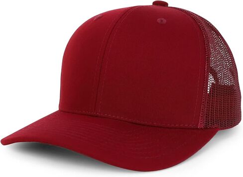 Trendy Apparel Shop Premium Structured 6 Panel Mesh Back Trucker Cap in Saudi Arabia