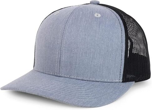 Trendy Apparel Shop Premium Structured 6 Panel Mesh Back Trucker Cap in Saudi Arabia