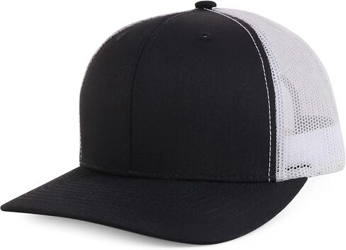 Trendy Apparel Shop Premium Structured 6 Panel Mesh Back Trucker Cap in Saudi Arabia