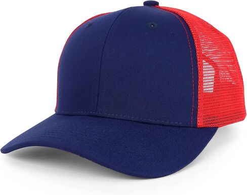 Trendy Apparel Shop Premium Structured 6 Panel Mesh Back Trucker Cap in Saudi Arabia