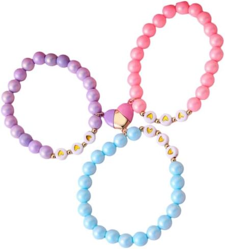 Colorful Beaded Heart-Shaped Matching Bracelets for Mothers and Daughters Friends Friendship Charm Bracelets for Women and Men Sisters Birthday Jewelry Gifts in Saudi Arabia