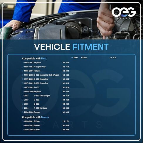 OEG Parts New Alternator Compatible With 1998-2003 Mazda B Series B3000 B4000 B2500 130A Upgrade ZZM218300, ZZM2-18-300A, ZZM2-18-300B, ZZM2-18-300R0B, AFD0026, AFD0159, 40014100, 40014013R, 40014160 in Saudi Arabia