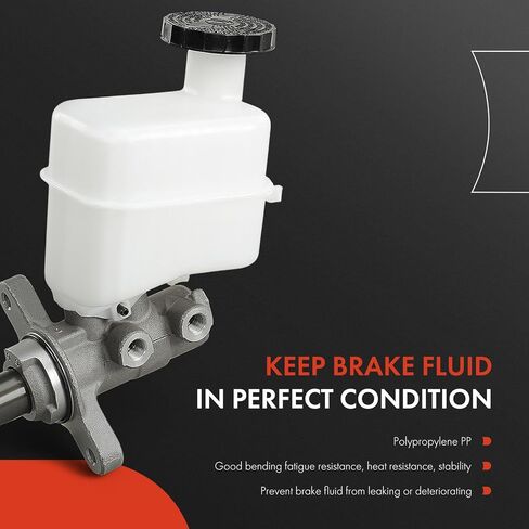 A-Premium Brake Master Cylinder with Reservoir and Sensor Compatible with Jeep and Chrysler Vehicles - KL Series Cherokee 2014-2018, 200 2015 in Saudi Arabia