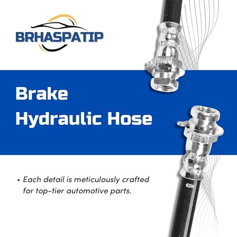 Pair Rear Brake Hydraulic Hose Kit for Car Replacement for Ford Mustang 5.0L 1986 1987 1988 1989 1990 1991 1992 1993, for Mercury Capri 5.0L 1985 1986 - Brhaspatip, 2PCS in Kuwait