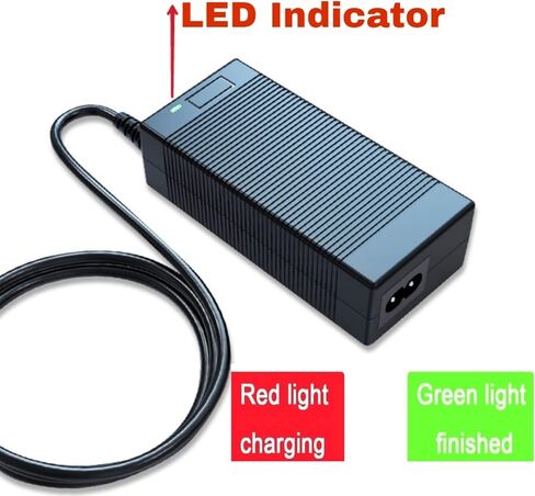 29.4V 2A Universal Charger 5 Plugs for 24V 25.2V 25.6V 25.9V Lithium LiFePO4 Battery Charger Replacement 29.4 Volt 1.5A 1A Power Supply Cord in Kuwait