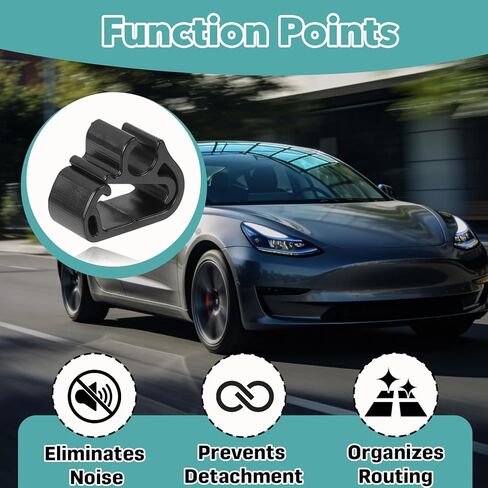 16 قطعة من مشابك الاحتفاظ بخرطوم غسيل ممسحة الزجاج الأمامي متوافقة مع طراز تيسلا 3 وY 2016-2025، مشابك خرطوم ممسحة، مجموعة استبدال مشابك أنابيب رش ذراع الممسحة in Kuwait