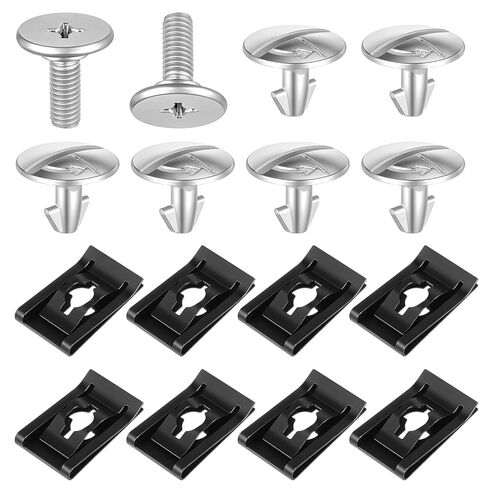 14PCS Lower Engine Cover Pin Screw, Splash Shield Bolts Clips Skid Plate Screws and Radiator Engine Access Cover Pins Car Fastener Clip Compatible with Civic, Accord, CRV, Acura in Saudi Arabia