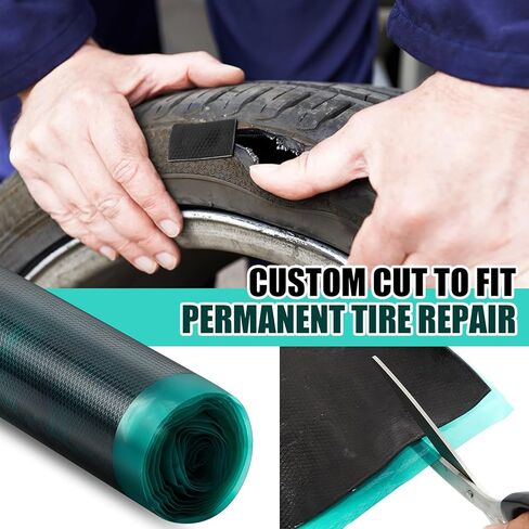 BBTO 1 kg Roll All Purpose Cushion Gum Raw Rubber Tire Repair for Tire Retreading, 10 Wide, 2 mm Thick, Hand Tool for Car Truck Bus Tractor Agricultural Vehicles Puncture Repair in Saudi Arabia