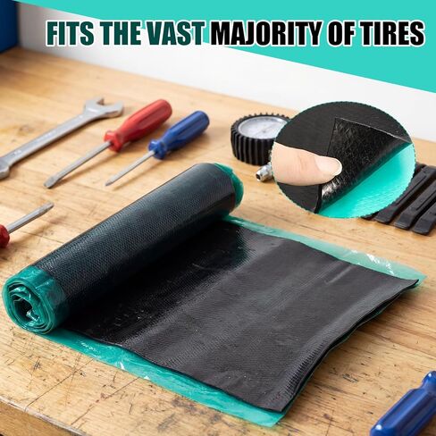 BBTO 1 kg Roll All Purpose Cushion Gum Raw Rubber Tire Repair for Tire Retreading, 10 Wide, 2 mm Thick, Hand Tool for Car Truck Bus Tractor Agricultural Vehicles Puncture Repair in Saudi Arabia