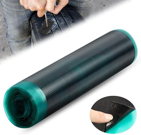 BBTO 1 kg Roll All Purpose Cushion Gum Raw Rubber Tire Repair for Tire Retreading, 10 Wide, 2 mm Thick, Hand Tool for Car Truck Bus Tractor Agricultural Vehicles Puncture Repair in Saudi Arabia