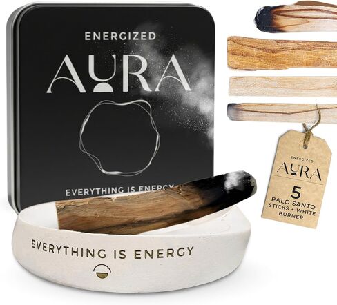 5 Palo Santo Sticks, Palo Santo Holder, Palo Santo Burner, Palo Santo, Palo Santo Sticks with Holder in Saudi Arabia