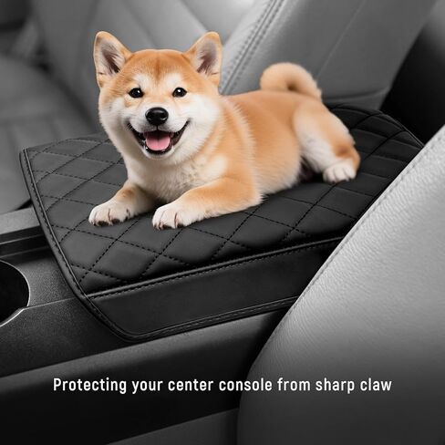 ZZEQYG Center Console Armrest Cover for Ford Mustang 2005-2009 Accessories Leather Car Armrest Cover Cushion Console Armrest Protective Cover in Kuwait