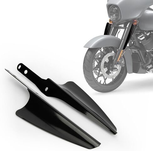 PSLER Motorcycle Front Fork Mount Wind Deflectors Windshield Accessories Fit for Touring Street Glide Electra Glide Road King CVO FLHR FLHRC FLHRS FLHT FLHX 1995-2023 in Saudi Arabia