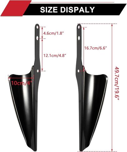 PSLER Motorcycle Front Fork Mount Wind Deflectors Windshield Accessories Fit for Touring Street Glide Electra Glide Road King CVO FLHR FLHRC FLHRS FLHT FLHX 1995-2023 in Saudi Arabia
