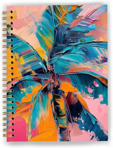 Blue Coastal Ocean Sea Turtle Coral Notebook, Marine Biology Beach Journal, Sea Turtle Gifts for Women, Beach Themed Gifts, Ocean Spiral Notebook Journal 5.5x8.3 in Kuwait