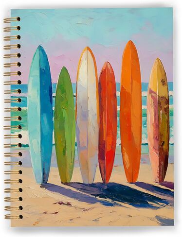 Blue Coastal Ocean Sea Turtle Coral Notebook, Marine Biology Beach Journal, Sea Turtle Gifts for Women, Beach Themed Gifts, Ocean Spiral Notebook Journal 5.5x8.3 in Kuwait