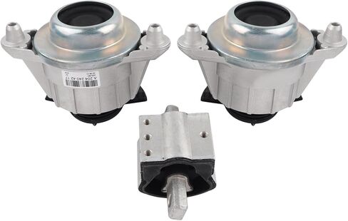 3PCS Engine Motor Mount and Automatic Transmission Mount Set Compatible with Mercedes-Benz 2008-2011 C300,2008-2015 C350,2010-2016 E350,2014-2017 E400,V6 3.0L 3.5L RWD A4017, A4095 in Saudi Arabia