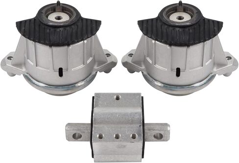 3PCS Engine Motor Mount and Automatic Transmission Mount Set Compatible with Mercedes-Benz 2008-2011 C300,2008-2015 C350,2010-2016 E350,2014-2017 E400,V6 3.0L 3.5L RWD A4017, A4095 in Saudi Arabia