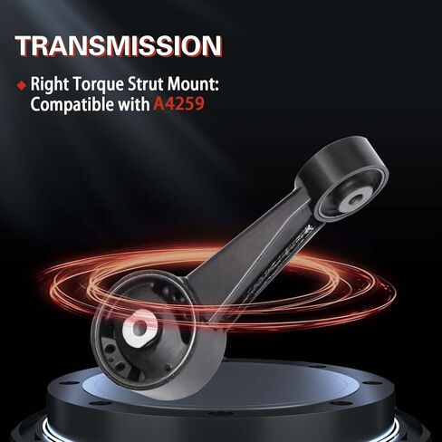 4Pcs Replace# A4259, A4288, A42017HY, A62036HY Engine Motor and Transmission Mount Set Compatible with 2008 2009 2010 2011 2012 Avalon 3.5L V6 & 2007-2017 Camry 3.5L V6 in Kuwait