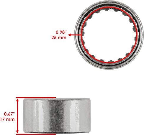 Caltric Starter Clutch Gear with Bearing and Gasket Compatible with Suzuki Quadracer LT-R450 2006 2007 2008 2009 in Saudi Arabia