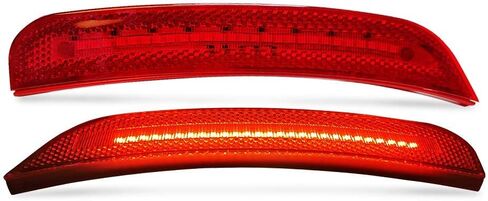 FREEMOTOR802 Compatible With 2015-2023 Dodge Charger Side Marker Lights, Front & Rear LED Side Marker Lights Lamps Red Lens 4PCS 2016 2017 2018 2019 2020 2021 in Saudi Arabia