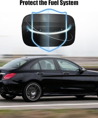 Fuel Tank Door Cap Fit for Mercedes-benz W204 C250 C300 C350 2008 2009 2010 2011 2012 2013 2014, Replace 2047540009, ABS in Kuwait