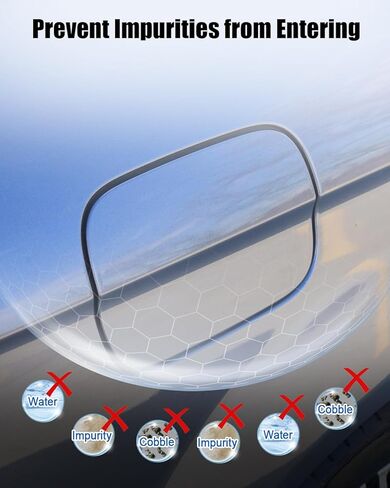 Fuel Tank Door Cap Fit for Mercedes-benz W204 C250 C300 C350 2008 2009 2010 2011 2012 2013 2014, Replace 2047540009, ABS in Kuwait