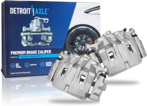 محور ديترويت - فرجار فرامل أمامي قطعتين لسيارة Toyota Highlander Lexus NX200t NX300 NX300h RX350 RX450h، استبدال فرجار قرص الفرامل in Saudi Arabia