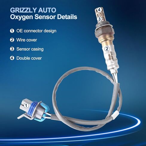 O2 Oxygen Sensor Upstream Downstream Compatible with Chevy Express Suburban Silverado 1500 2500 Tahoe, for GMC Envoy Savana Sierra Yukon XL, for Cadillac Escalade ESV 6.0L V8 Replace 234-4669 234-4407 in Saudi Arabia