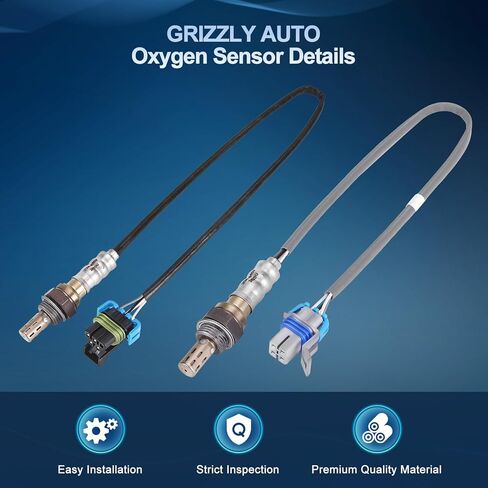 O2 Oxygen Sensor Upstream Downstream Compatible with Chevy Express Suburban Silverado 1500 2500 Tahoe, for GMC Envoy Savana Sierra Yukon XL, for Cadillac Escalade ESV 6.0L V8 Replace 234-4669 234-4407 in Saudi Arabia