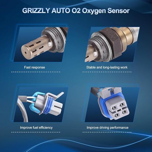 O2 Oxygen Sensor Upstream Downstream Compatible with Chevy Express Suburban Silverado 1500 2500 Tahoe, for GMC Envoy Savana Sierra Yukon XL, for Cadillac Escalade ESV 6.0L V8 Replace 234-4669 234-4407 in Saudi Arabia