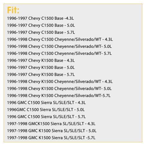 Oxygen Sensor with Socket Fit for 1996 1997 1998 Chevy Silverado Express Cheyenne WT C1500 K1500 GMC C1500 K1500 Sierra O2 Sensor Upstream Downstream Replacement 234-4012 234-4018 4pcs in Kuwait