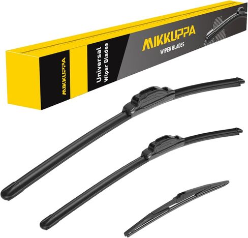 MIKKUPPA 26"+22"+12" Windshield Wipers Blades Replacement for 2009-2016 Toyota Venza, U/J HOOK Front & Rear All Season Wiper Blades Set(Pack of 3) in Saudi Arabia