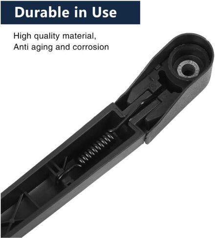 مجموعة ذراع شفرة ممسحة الزجاج الأمامي الخلفي 14 بوصة لتويوتا لسيينا 2001-2005 (أسود) (مطاط معدني بلاستيكي) RWWBAS31IFTS2 225-1192 in Kuwait