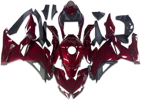 MC Candy Red Black Complete Full Fairing Fit for Kawasaki Ninja 500 2024 2025 2026 Injection Mold ABS Plastics New Bodywork 24 25 26 M65 in Saudi Arabia