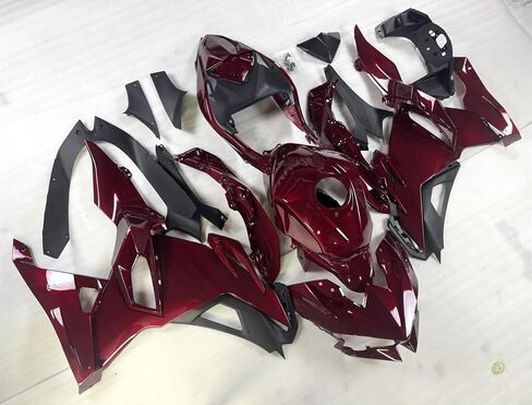 MC Candy Red Black Complete Full Fairing Fit for Kawasaki Ninja 500 2024 2025 2026 Injection Mold ABS Plastics New Bodywork 24 25 26 M65 in Saudi Arabia