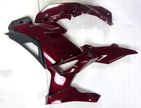MC Candy Red Black Complete Full Fairing Fit for Kawasaki Ninja 500 2024 2025 2026 Injection Mold ABS Plastics New Bodywork 24 25 26 M65 in Saudi Arabia