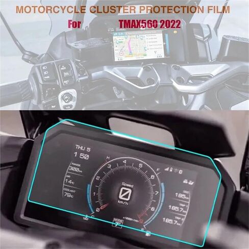 لياماها TMAX560 2022 2023 دراجة نارية الملحقات عداد السرعة أداة طبقة رقيقة واقية لوحة القيادة واقي للشاشة (2 مجموعة) in Kuwait
