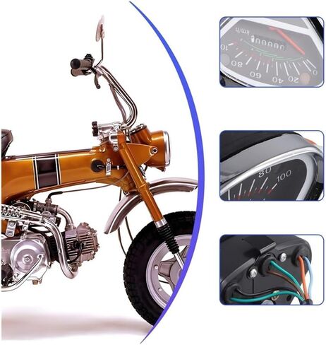 عداد المسافات للدراجات النارية الرقمي ملحقات الدراجات النارية قطعة واحدة 1 × عداد رقمي رائد الحافة للدراجات النارية عداد المسافات لـ DAX 70 CT50 CT70 in Kuwait